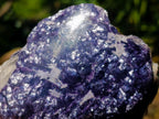Polished One Side Silver Leaf Lepidolite Domed Nodules x 4 From Zimbabwe - Toprock Gemstones and Minerals 