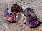 Natural Smokey Window Amethyst Crystals x 35 From Chiredzi, Zimbabwe - Toprock Gemstones and Minerals 