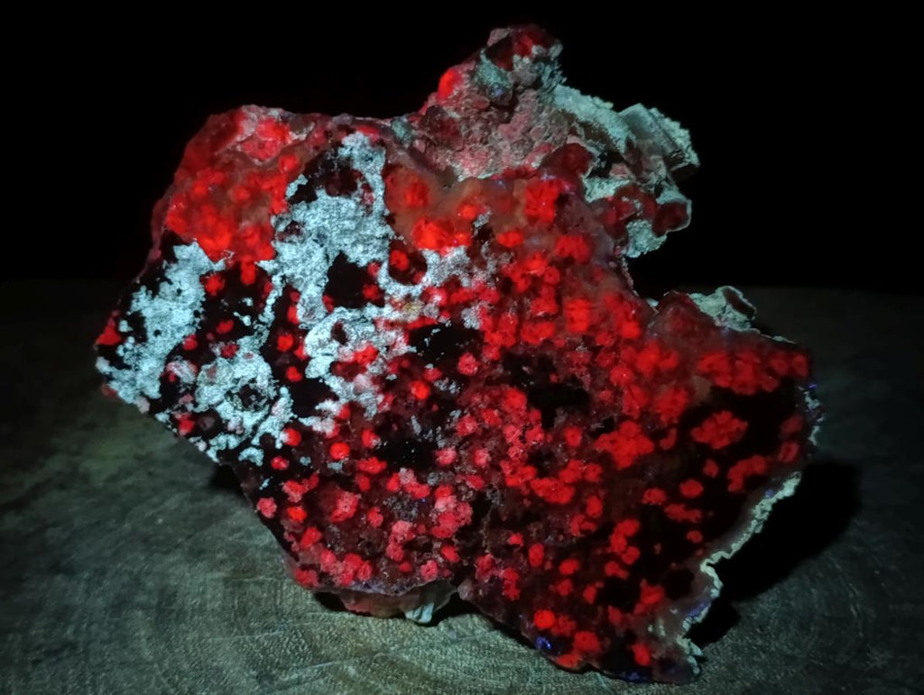 Natural Large Stacked Rhombohedral Calcite Specimens with Phosphorus Aragonite x 2 From Albert's Mountain, Lesotho - Toprock Gemstones and Minerals 