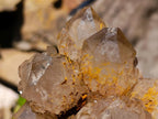 Natural XL Cascading Splayed Smokey Citrine Quartz Cluster x 1 From Luena, Congo - Toprock Gemstones and Minerals 