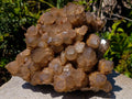 Natural XL Cascading Splayed Smokey Citrine Quartz Cluster x 1 From Luena, Congo - Toprock Gemstones and Minerals 
