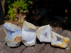 Natural Small Blue Lace Agate Geode Specimens x 35 From Nsanje, Malawi - Toprock Gemstones and Minerals 
