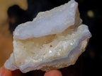 Natural Small Blue Lace Agate Geode Specimens x 35 From Nsanje, Malawi - Toprock Gemstones and Minerals 