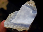 Natural Small Blue Lace Agate Geode Specimens x 35 From Nsanje, Malawi - Toprock Gemstones and Minerals 