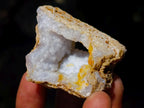 Natural Small Blue Lace Agate Geode Specimens x 35 From Nsanje, Malawi - Toprock Gemstones and Minerals 