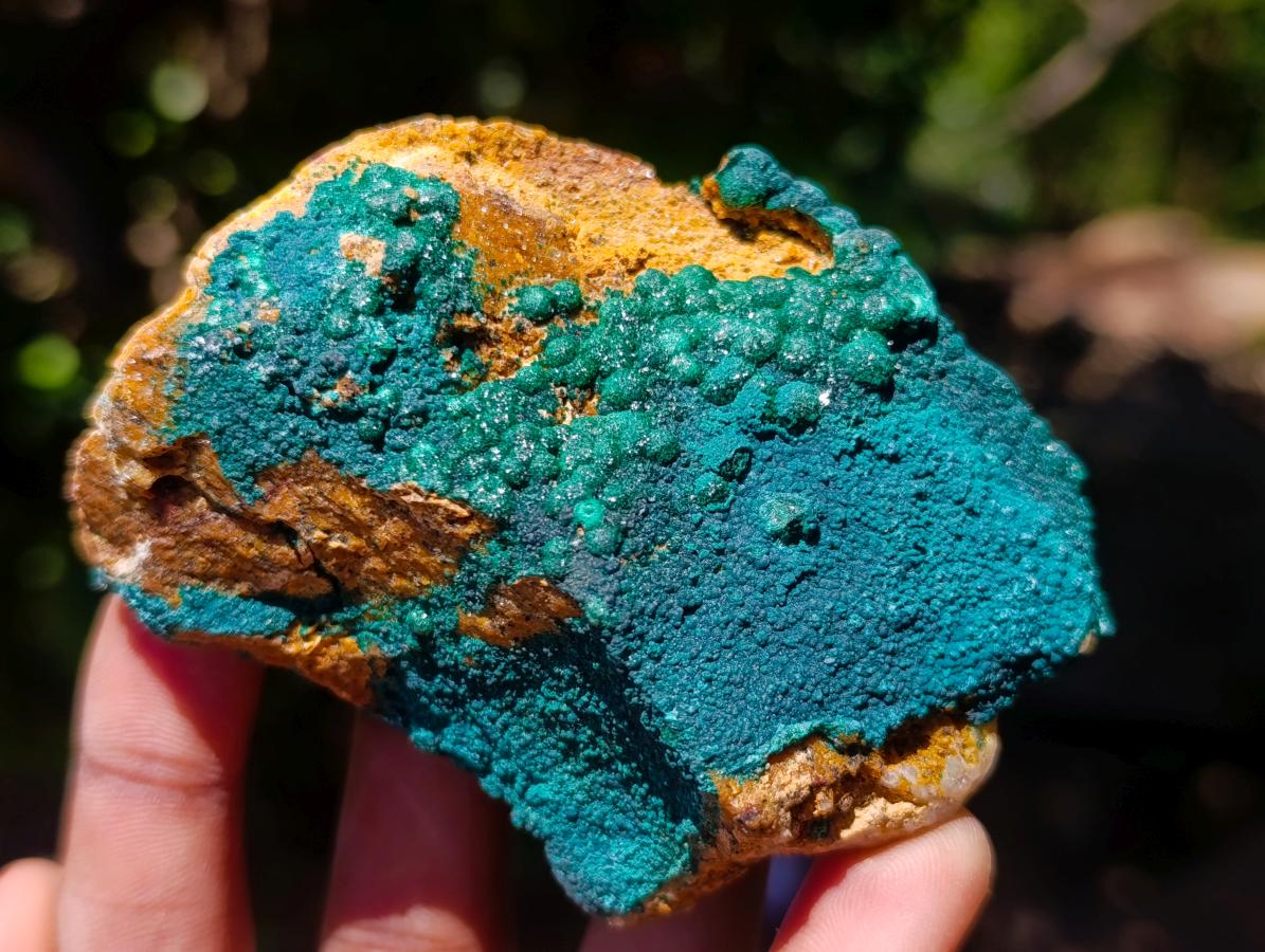 Natural Botryoidal Crystalline Malachite Specimens x 24 From Tenke Fungurume, Congo - Toprock Gemstones and Minerals 