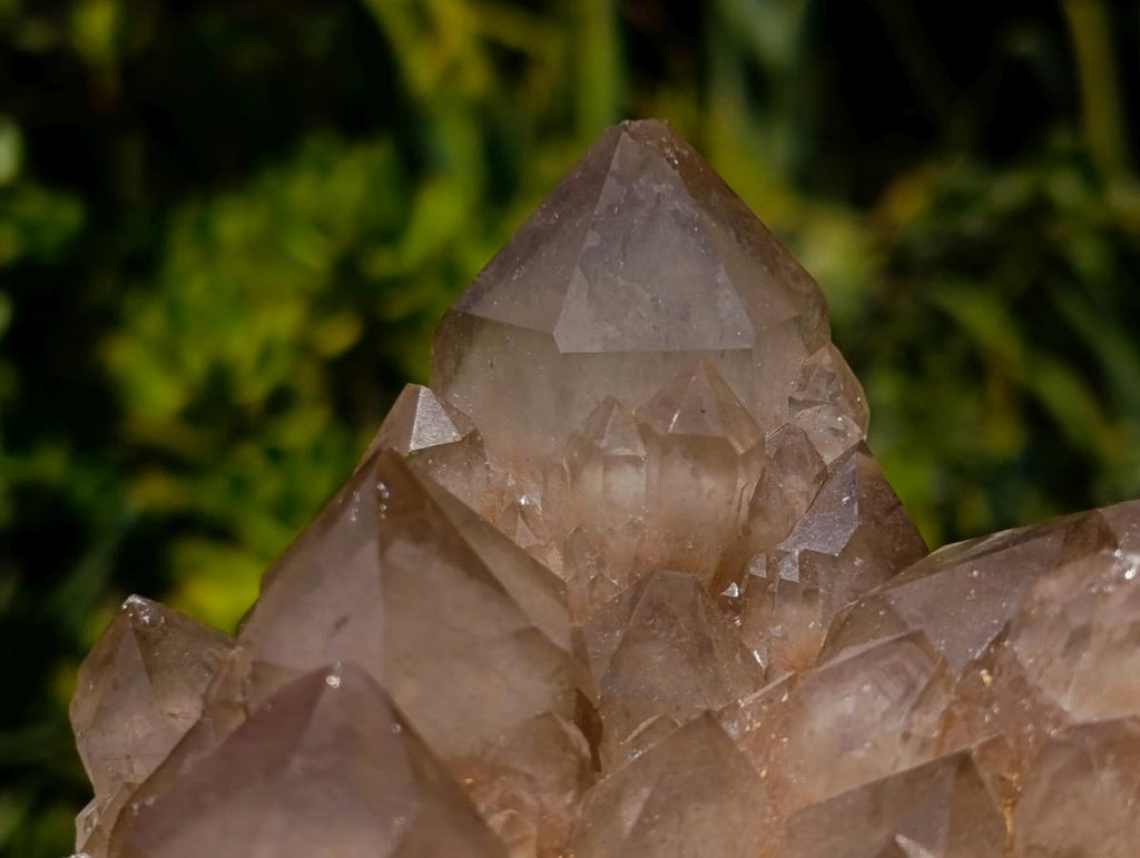 Natural Large Cascading White Phantom Smokey Luena Quartz Cluster x 1 From Luena, Congo - Toprock Gemstones and Minerals 