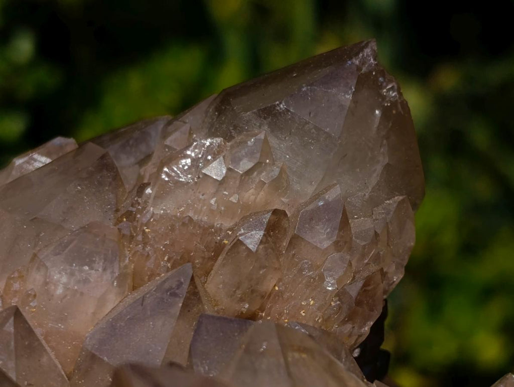 Natural Large Cascading White Phantom Smokey Luena Quartz Cluster x 1 From Luena, Congo - Toprock Gemstones and Minerals 