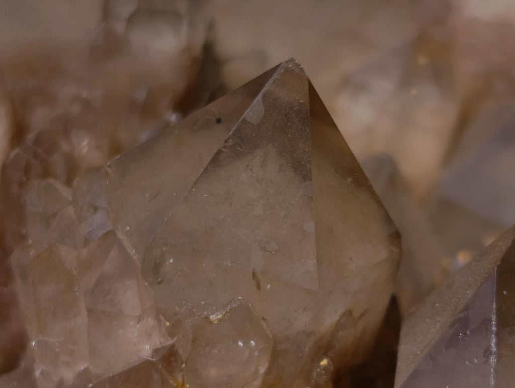 Natural Large Cascading White Phantom Smokey Luena Quartz Cluster x 1 From Luena, Congo - Toprock Gemstones and Minerals 