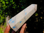 Polished Blue Spotted Spinel in Quartz Display Crystals x 4 From Madagascar - Toprock Gemstones and Minerals 