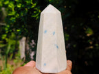 Polished Blue Spotted Spinel in Quartz Display Crystals x 4 From Madagascar - Toprock Gemstones and Minerals 