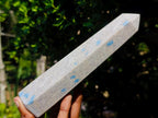 Polished Blue Spotted Spinel in Quartz Display Crystals x 4 From Madagascar - Toprock Gemstones and Minerals 