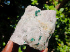 Natural Ball Malachite Specimen with Crystalline Quartz on Dolomite Matrix x 2 From Mindingi Mine, Kambove, Congo - Toprock Gemstones and Minerals 