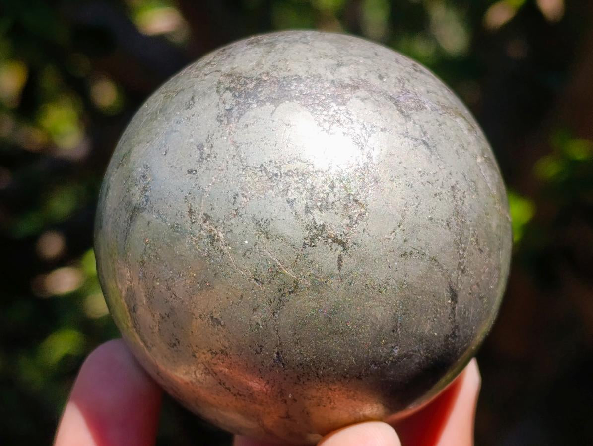 Polished Basalt Pharaoh Stone Spheres x 3 From Iron Duke Mine, Zimbabwe - Toprock Gemstones and Minerals 