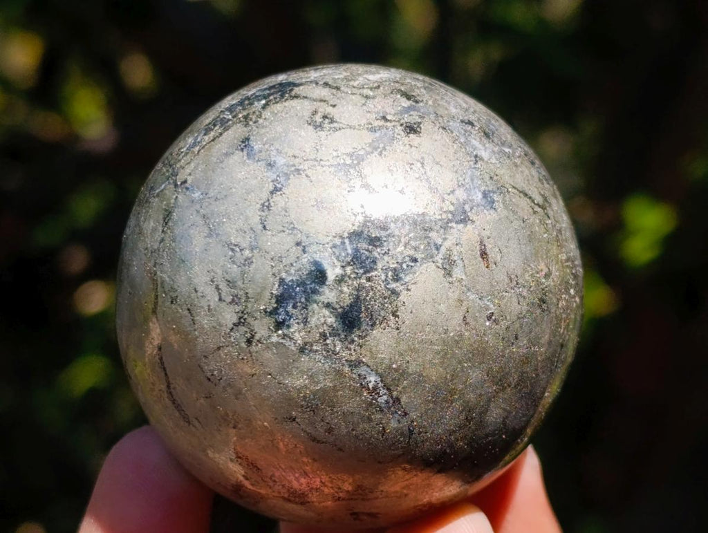 Polished Basalt Pharaoh Stone Spheres x 3 From Iron Duke Mine, Zimbabwe - Toprock Gemstones and Minerals 