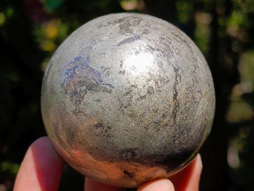 Polished Basalt Pharaoh Stone Spheres x 3 From Iron Duke Mine, Zimbabwe - Toprock Gemstones and Minerals 