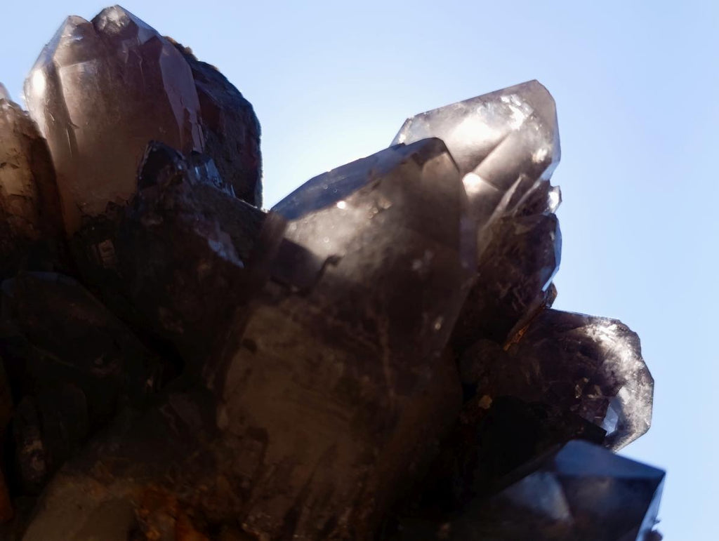 Natural Red Hematoid Quartz Crystal Clusters x 2 From Karoi, Zimbabwe - Toprock Gemstones and Minerals 
