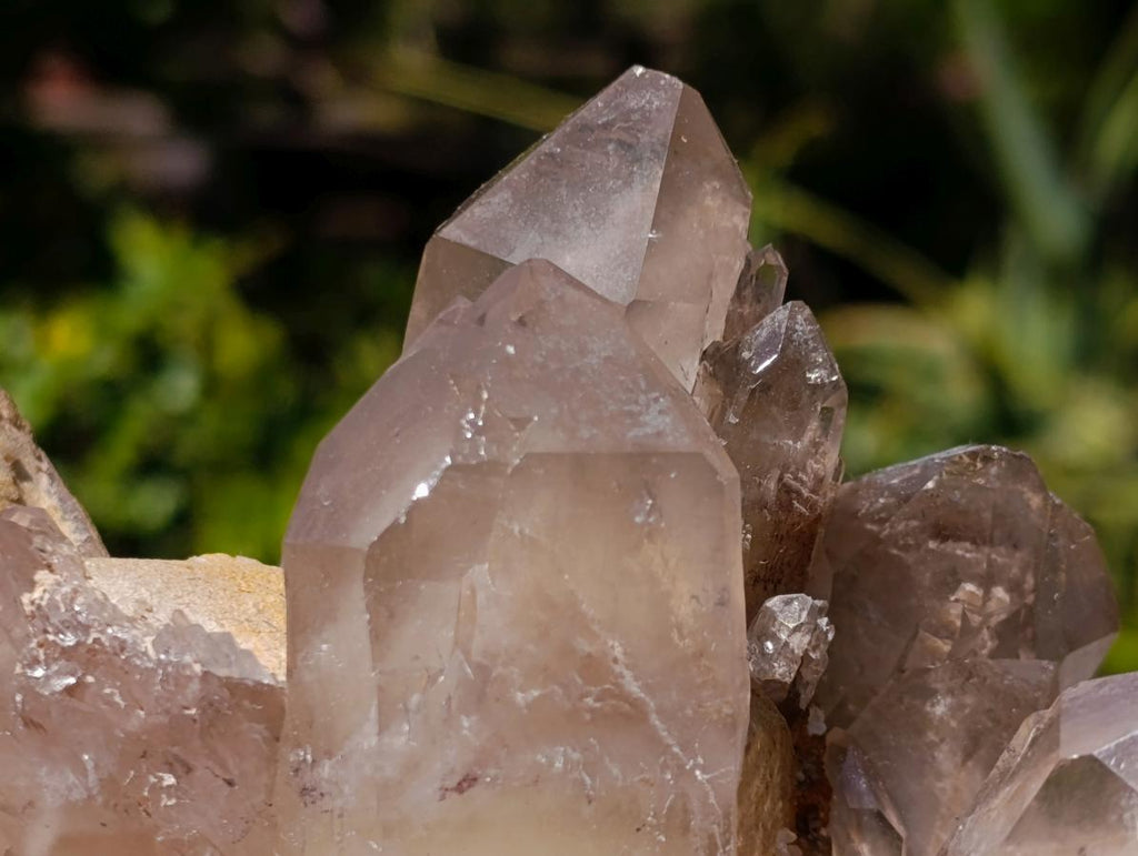 Natural Red Hematoid Quartz Crystal Clusters x 2 From Karoi, Zimbabwe - Toprock Gemstones and Minerals 