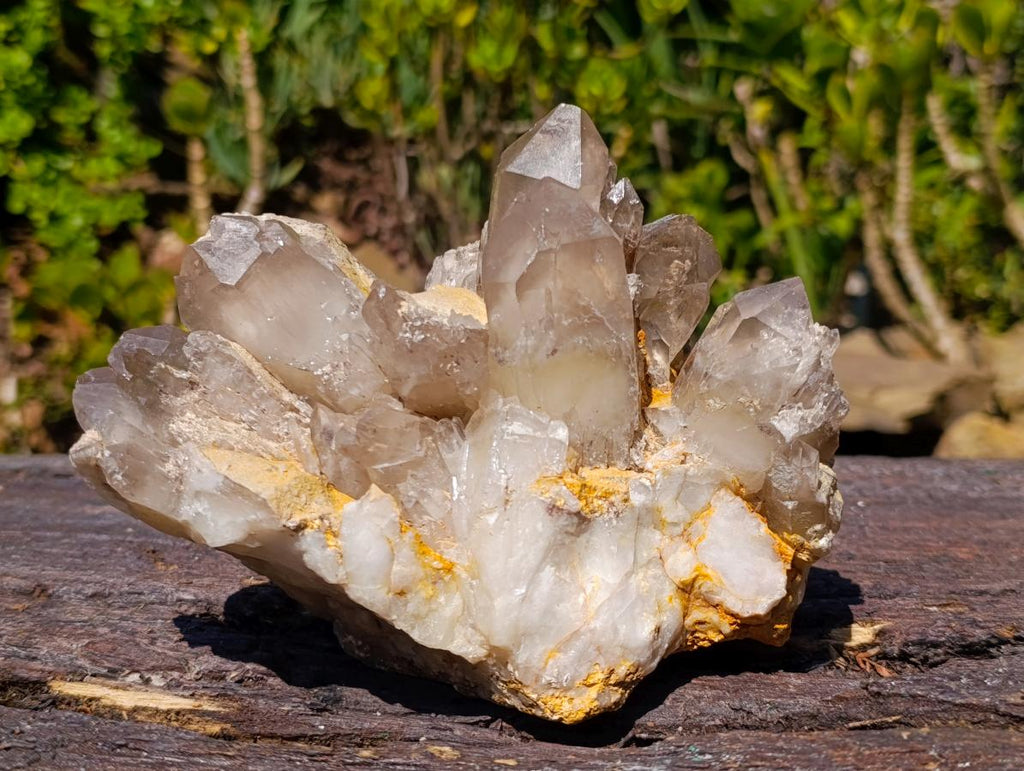 Natural Red Hematoid Quartz Crystal Clusters x 2 From Karoi, Zimbabwe - Toprock Gemstones and Minerals 