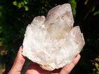 Natural Red Hematoid Quartz Crystal Clusters x 2 From Karoi, Zimbabwe - Toprock Gemstones and Minerals 