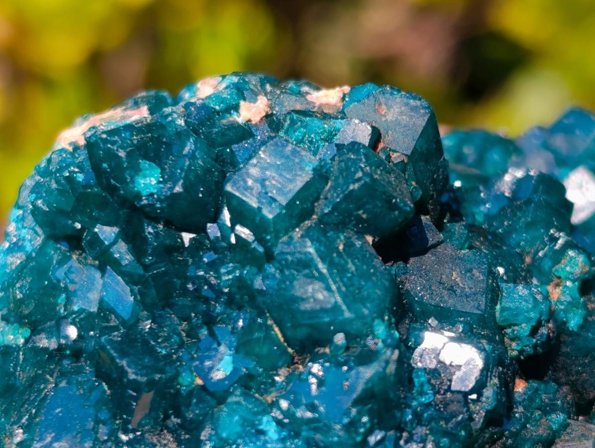 Natural Cabinet Size Dioptase Specimens on Dolomite Matrix x 2 From Tantara Mine, Congo - Toprock Gemstones and Minerals 