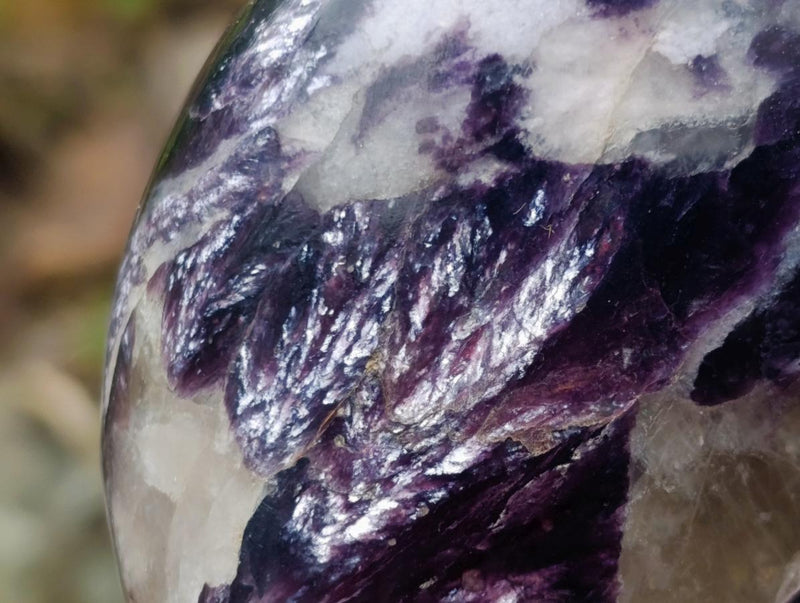 Polished Silver Leaf Lepidolite Standing Display Pieces x 2 From Zimbabwe - Toprock Gemstones and Minerals 