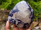 Polished Silver Leaf Lepidolite Standing Display Pieces x 2 From Zimbabwe - Toprock Gemstones and Minerals 