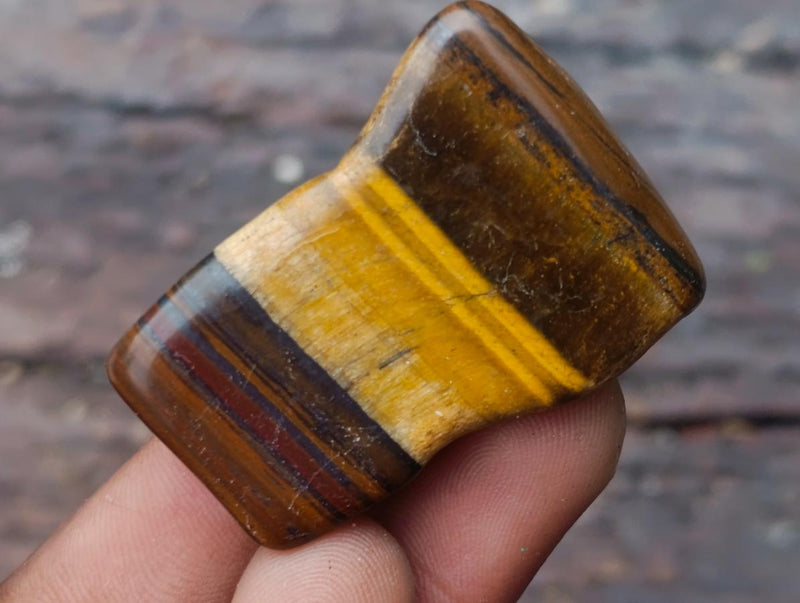 Polished Golden Tigers Eye Tumbled Free Forms x 2,54 Kg Lot From Prieska, South Africa - Toprock Gemstones and Minerals 