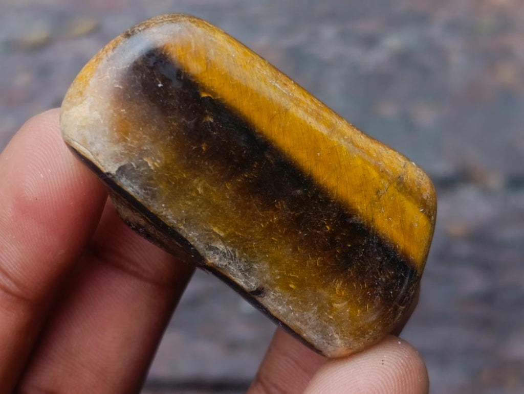 Polished Golden Tigers Eye Tumbled Free Forms x 2,54 Kg Lot From Prieska, South Africa - Toprock Gemstones and Minerals 