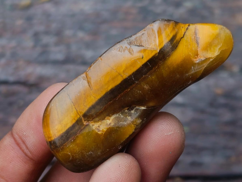 Polished Golden Tigers Eye Tumbled Free Forms x 2,54 Kg Lot From Prieska, South Africa - Toprock Gemstones and Minerals 