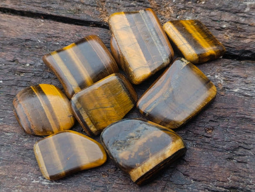 Polished Golden Tigers Eye Tumbled Free Forms x 2,54 Kg Lot From Prieska, South Africa - Toprock Gemstones and Minerals 