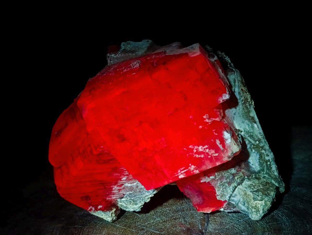 Natural Stacked Rhombohedral Calcite Specimens with Phosphorus Aragonite x 2 From Albert's Mountain, Lesotho - Toprock Gemstones and Minerals 