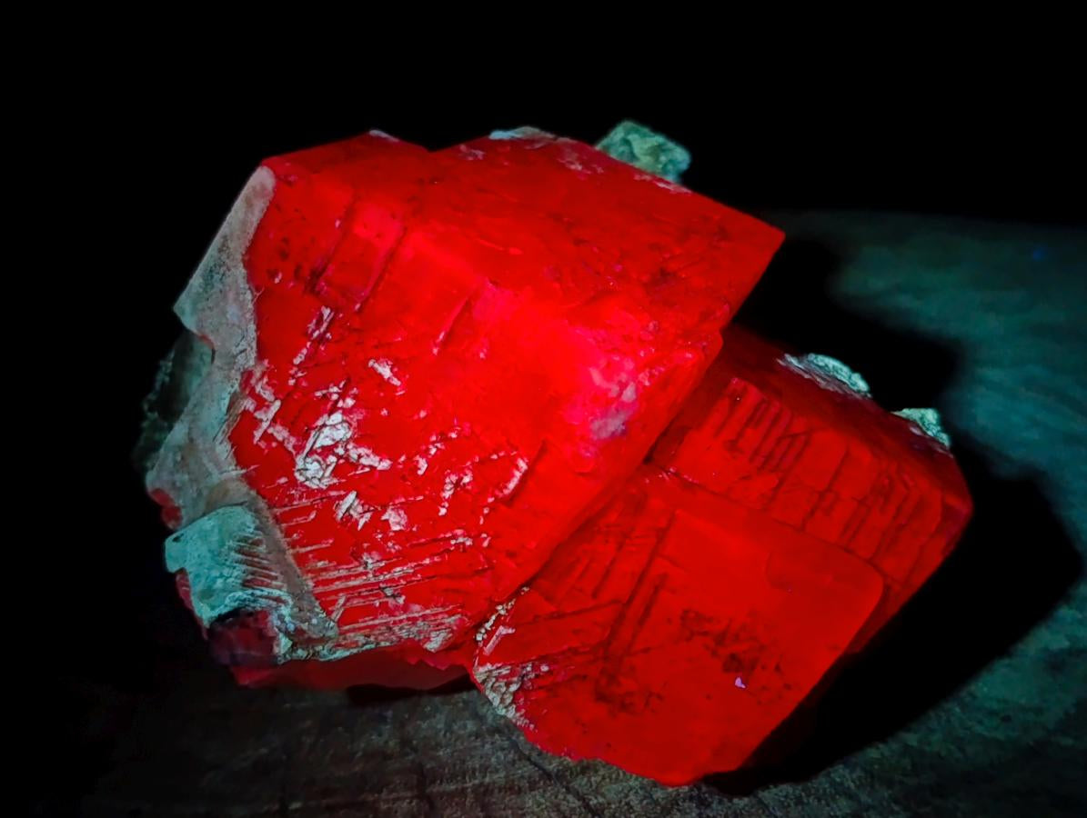 Natural Stacked Rhombohedral Calcite Specimens with Phosphorus Aragonite x 2 From Albert's Mountain, Lesotho - Toprock Gemstones and Minerals 