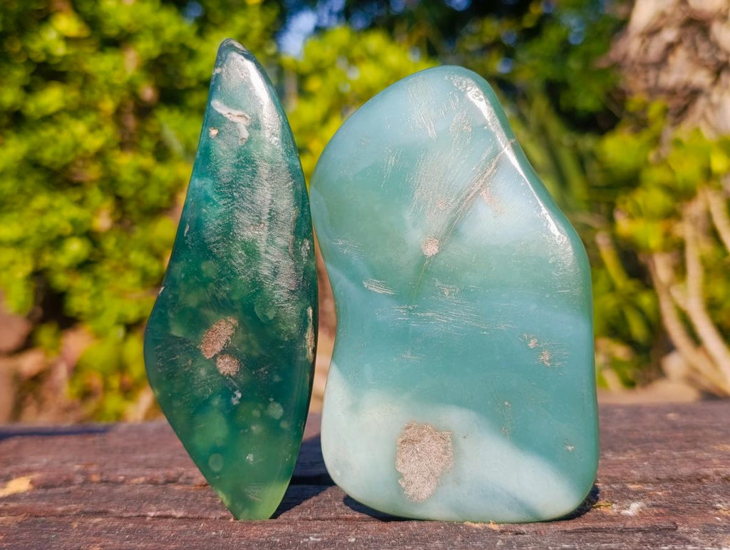 Polished and Natural Mtorolite Free Forms x 6 From Mutorashanga, Zimbabwe - Toprock Gemstones and Minerals 