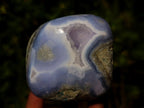 Polished Blue Lace Agate Standing Display Pieces x 2 From Nsanje, Malawi - Toprock Gemstones and Minerals 