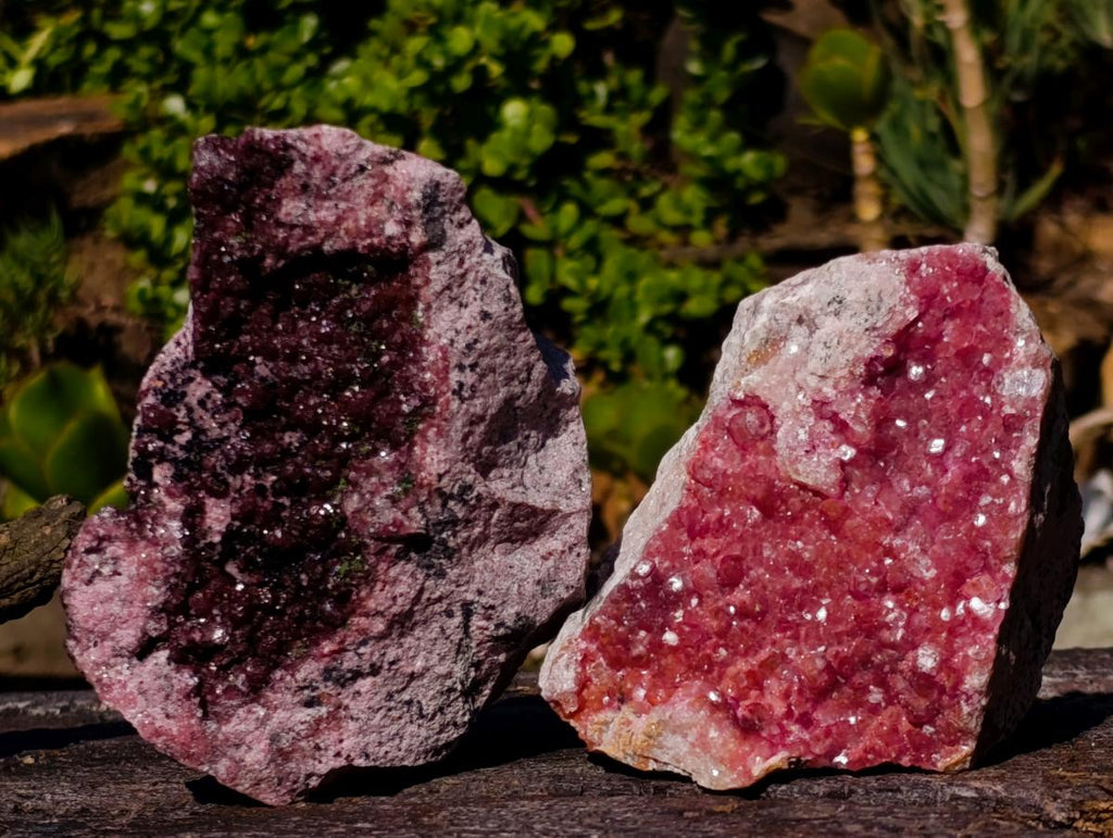 Natural Cabinet Size Spherocobaltite Specimens x 2 From Mashamba West Mine, Congo - Toprock Gemstones and Minerals 