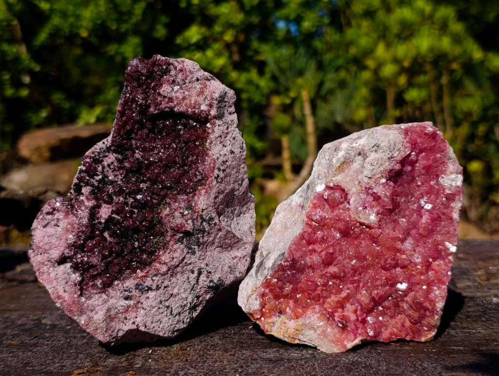Natural Cabinet Size Spherocobaltite Specimens x 2 From Mashamba West Mine, Congo - Toprock Gemstones and Minerals 
