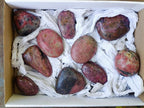 Polished Red Rhodesian Rhodonite Free Forms x 10 From Rhusinga, Zimbabwe - Toprock Gemstones and Minerals 