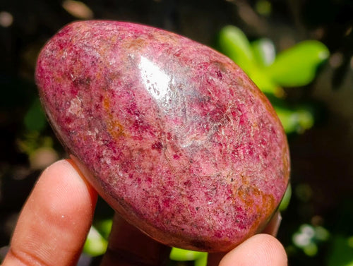 Polished Red Rhodesian Rhodonite Free Forms x 10 From Rhusinga, Zimbabwe - Toprock Gemstones and Minerals 