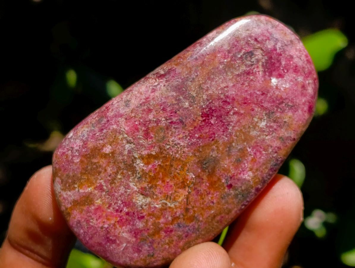 Polished Red Rhodesian Rhodonite Free Forms x 10 From Rhusinga, Zimbabwe - Toprock Gemstones and Minerals 