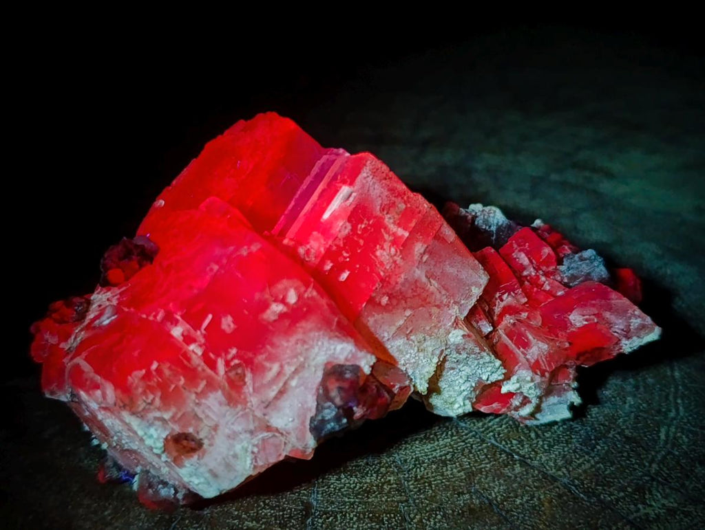 Natural Stacked Rhombohedral Calcite Crystals with Phosphorus Aragonite and Spearhead Crystals x 3 From Albert's Mountain, Lesotho - Toprock Gemstones and Minerals 