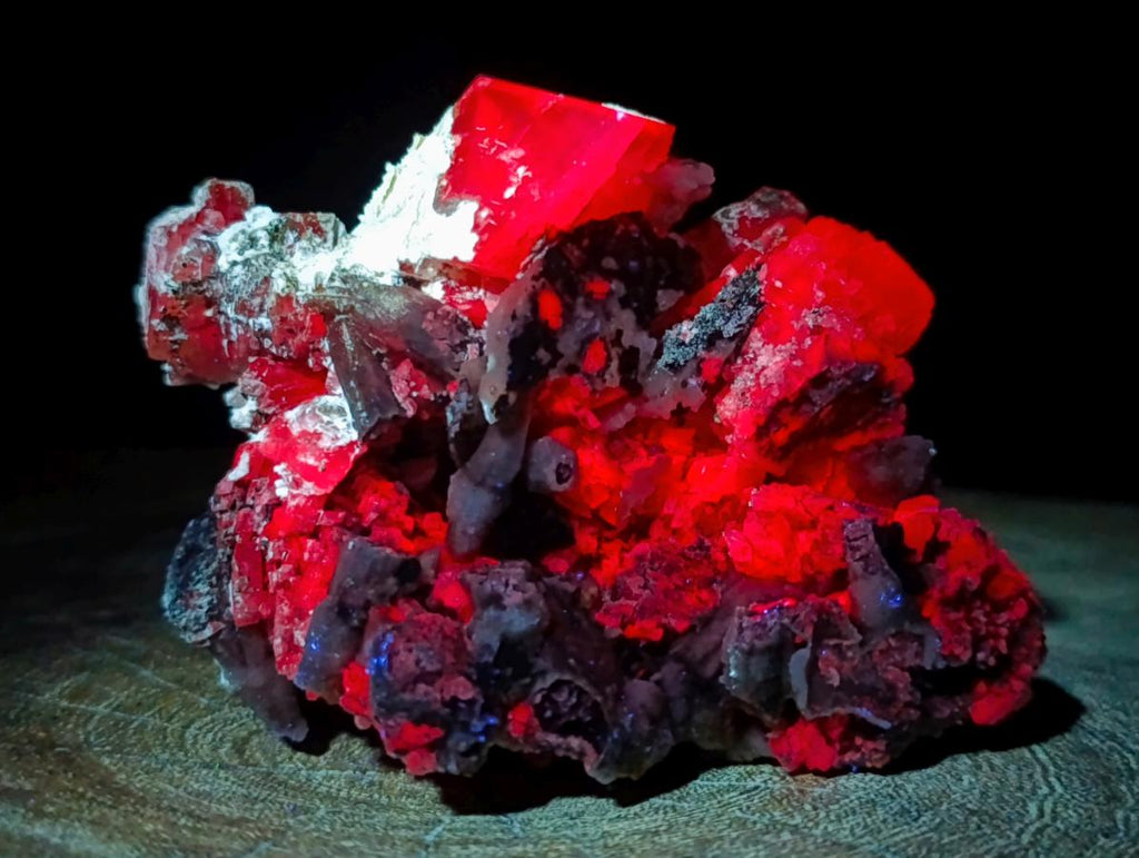 Natural Stacked Rhombohedral Calcite Crystals with Phosphorus Aragonite and Spearhead Crystals x 3 From Albert's Mountain, Lesotho - Toprock Gemstones and Minerals 