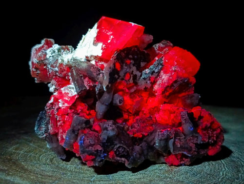 Natural Stacked Rhombohedral Calcite Crystals with Phosphorus Aragonite and Spearhead Crystals x 3 From Albert's Mountain, Lesotho - Toprock Gemstones and Minerals 