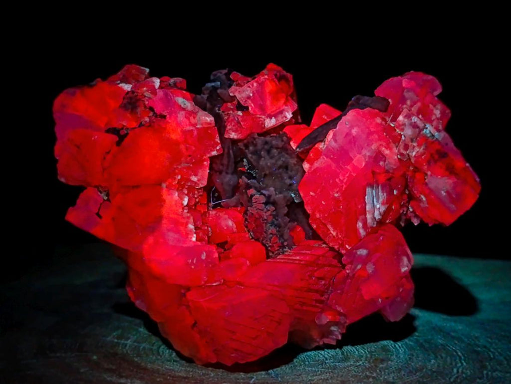 Natural Stacked Rhombohedral Calcite Crystals with Phosphorus Aragonite and Spearhead Crystals x 3 From Albert's Mountain, Lesotho - Toprock Gemstones and Minerals 