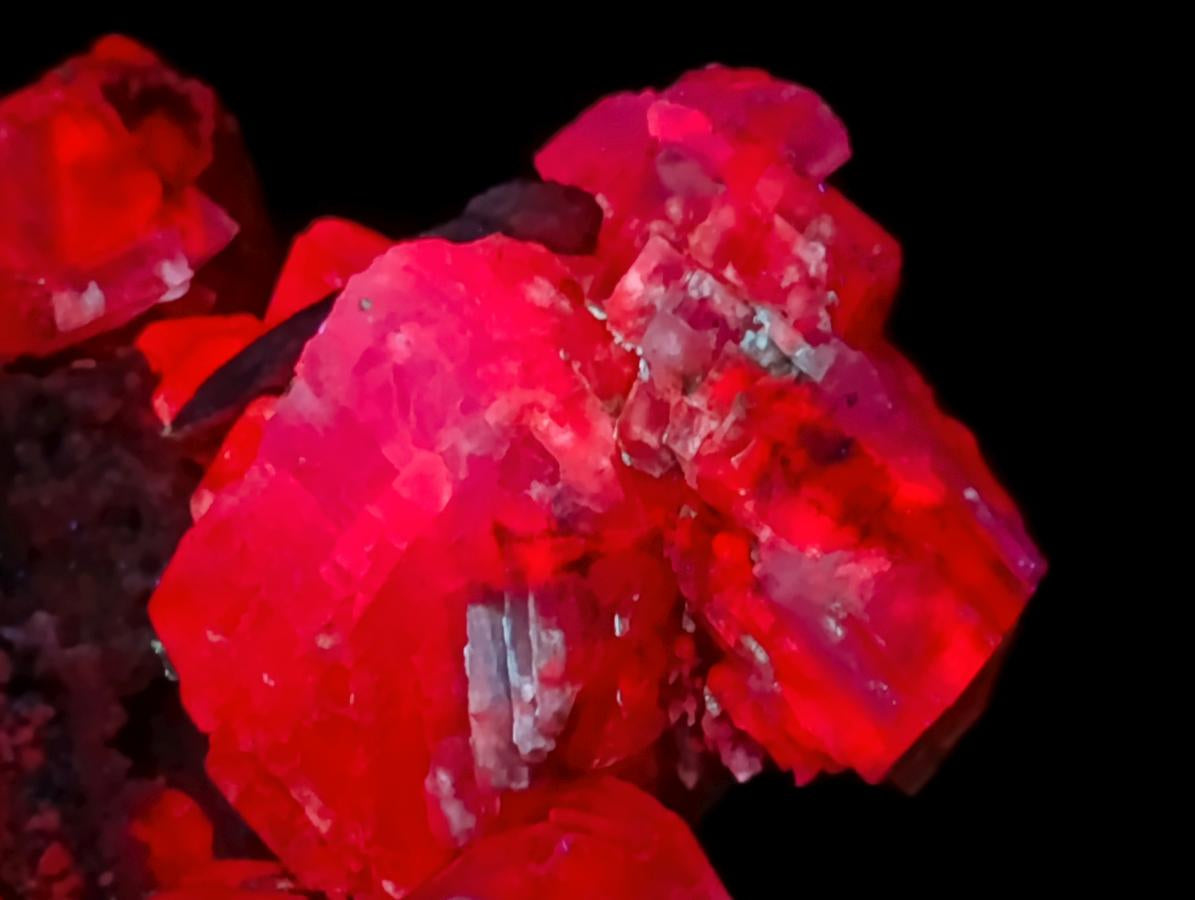 Natural Stacked Rhombohedral Calcite Crystals with Phosphorus Aragonite and Spearhead Crystals x 3 From Albert's Mountain, Lesotho - Toprock Gemstones and Minerals 