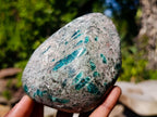 Polished MIx of Emerald Mica 'Mutokolite' Standing Display Piece and Free Form x 2 From Mutoko, Zimbabwe - Toprock Gemstones and Minerals 
