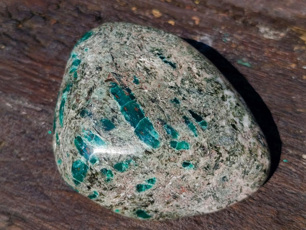 Polished MIx of Emerald Mica 'Mutokolite' Standing Display Piece and Free Form x 2 From Mutoko, Zimbabwe - Toprock Gemstones and Minerals 