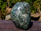 Polished MIx of Emerald Mica 'Mutokolite' Standing Display Piece and Free Form x 2 From Mutoko, Zimbabwe - Toprock Gemstones and Minerals 