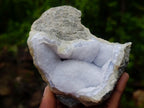 Natural Blue Lace Agate Geode and Vug Specimens x 12 From Nsanje, Malawi - Toprock Gemstones and Minerals 