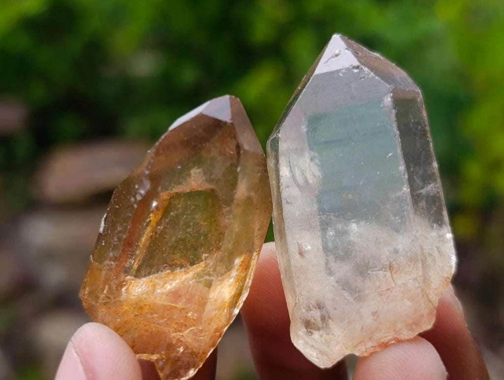 Natural Smokey Quartz Single Crystals x 70 From Zambia - Toprock Gemstones and Minerals 